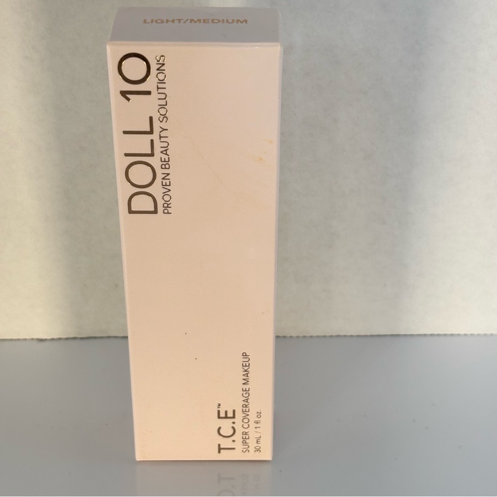 SOLD SOLDDOLL 10 TCE Super Coverage Makeup - Light/Medium (Pink Beige)